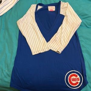 Victoria Secret PINK MLB Chicago Cubs Baseball Tee
